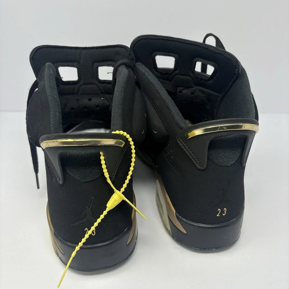 Nike Air Jordan 6 Retro DMP Defining Moments Black Gold Men's Size 11